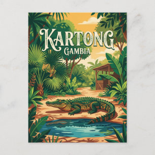 Reptile Farm, Kartong Gambia Postcard