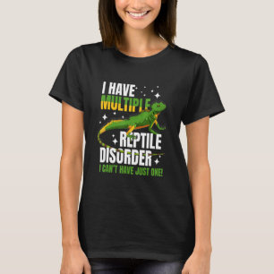 Reptile For Men Women Bearded Dragon Crested Gec T-Shirt