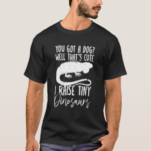 Reptile Grapic Saying For   Bearded Dragon T-Shirt