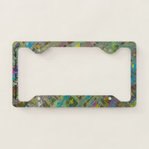 Reptile License Plate Frame