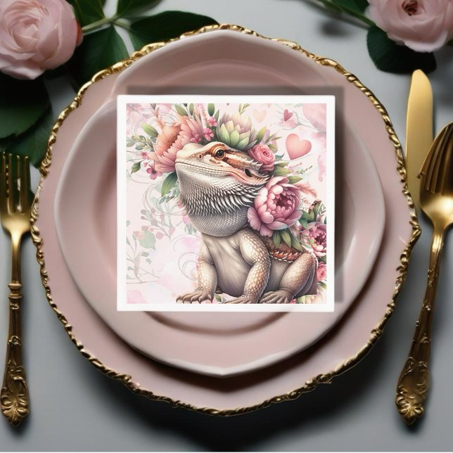 Reptile Lizard Birthday Napkin (Are you ready to throw an unforgettable birthday bash for your reptile enthusiast?
)