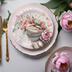 Reptile Lizard Birthday Paper Plate