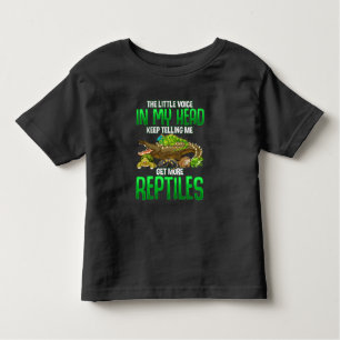 Reptile lover Gifts snake frog and turtle owner Toddler T-Shirt