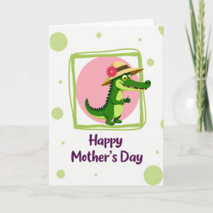 Reptile Mothers Day Art Card