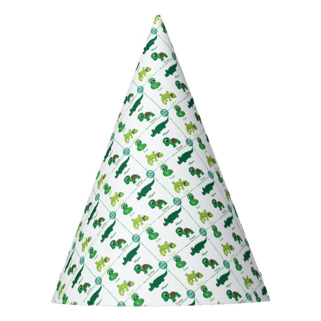 reptile party hat (Front)