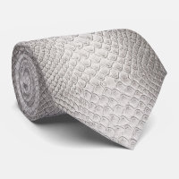 Reptile Print neck tie