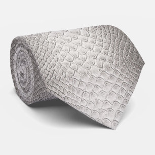 Reptile Print neck tie