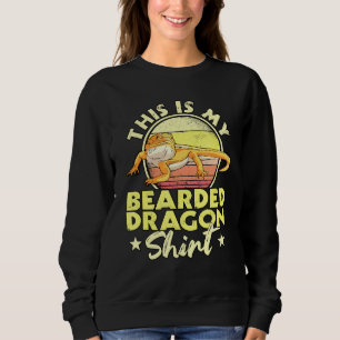 Reptile Quote This Is My Bearded Dragon Sweatshirt