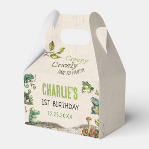 Reptile Show Birthday Party Favour Box