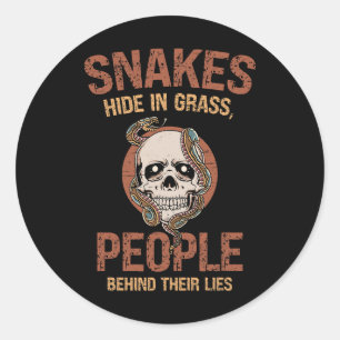 Reptile Skin Snakeskin Snake Mum 2 Classic Round Sticker