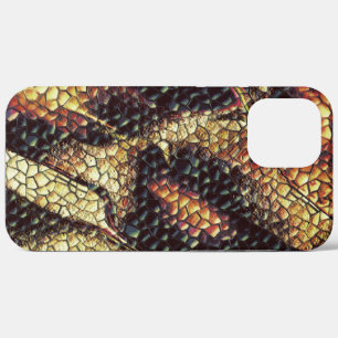 Reptile skin with yellowish and dark spots? iPhone 12 pro max case