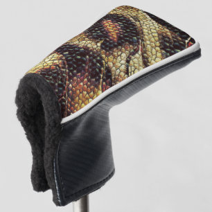 Reptile skin with yellowish and dark spots? golf head cover