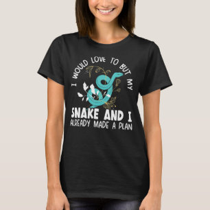 Reptile Venomous Serpentology Pet Snake T-Shirt