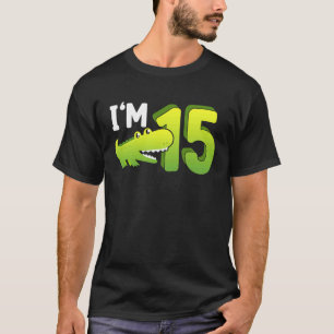 Reptiles 15th Birthday Crocodile Reptile Owner Gr T-Shirt