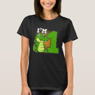 Reptiles 1st Birthday Crocodile Reptile Owner Gra T-Shirt