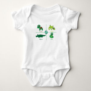 Reptiles Baby Bodysuit