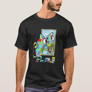 Reptiles Panther Chameleon Colour Changing Animal T-Shirt