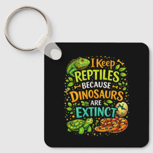 Reptiles Rule Key Ring