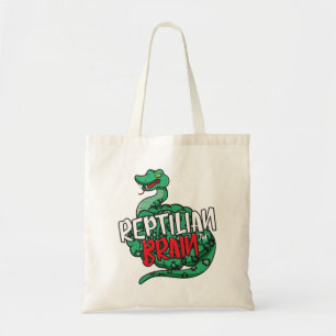 Reptilian Brain Budget Tote Bag