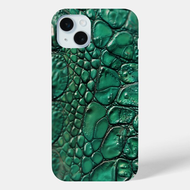 Reptilian Chic Emerald Design Case-Mate iPhone Case (Back)
