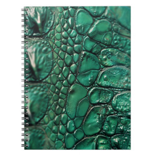 Reptilian Chic Emerald Design Notebook