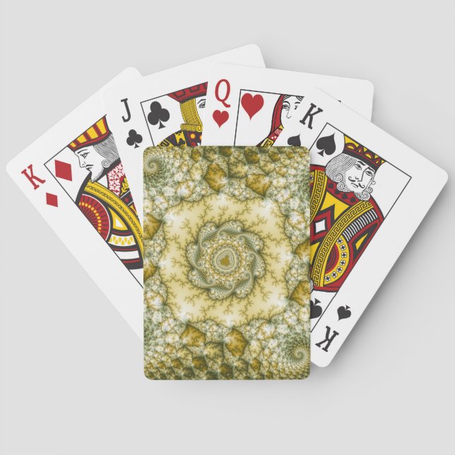 Reptilian - Fractal Art Playing Cards (Back)