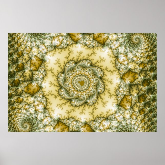 Reptilian - Fractal Art Poster (Front)