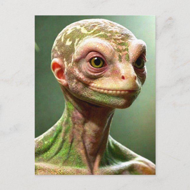 Reptilian Postcard (Front)