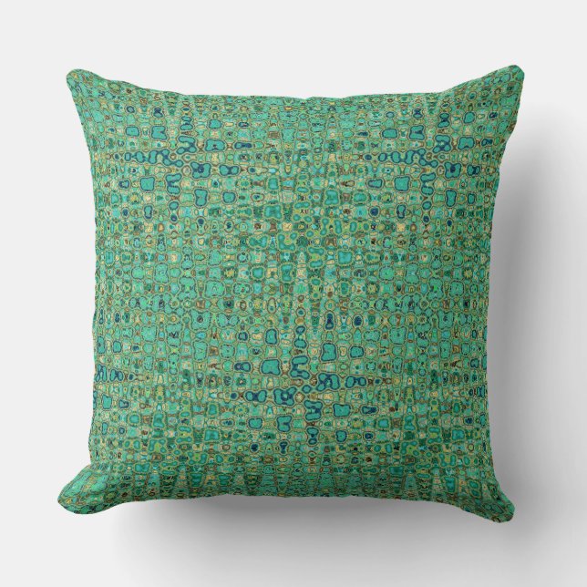 Reptilian Throw Pillow (Front)