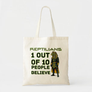 Reptilian Yikes fact Tote Bag