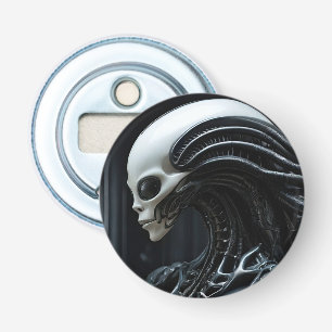 Reptillian Alien Profile Bottle Opener