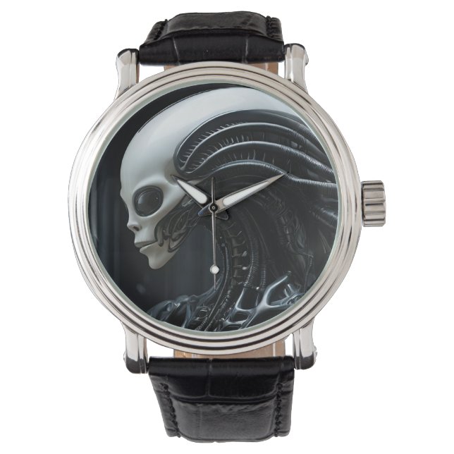 Reptillian Alien Profile Watch (Front)