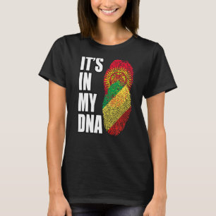 Republic Congolese And Kyrgyzstani Mix DNA Heritag T-Shirt