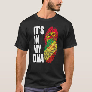 Republic Congolese And Kyrgyzstani Mix DNA Heritag T-Shirt