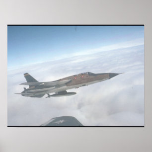 Republic F-105 Thunderchief_Military Aircraft Poster