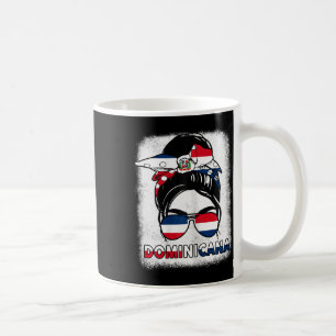 Republic Girl Independence Day Dominicana Flag  Coffee Mug