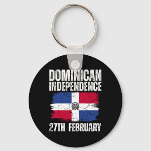 Republic Independence Day Dominican Republic Flag Key Ring