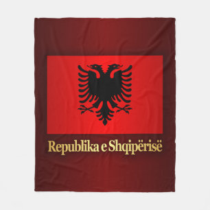 Republic of Albania Fleece Blanket
