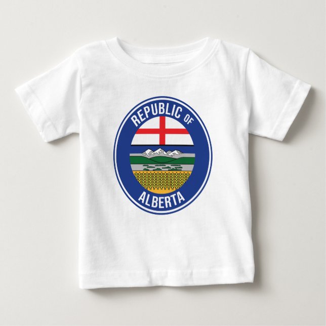 Republic of Alberta WEXIT Baby T-Shirt (Front)