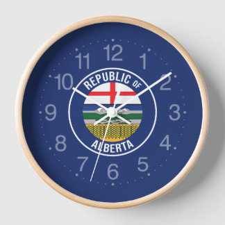 Republic of Alberta WEXIT Clock