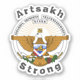 Republic of Artsakh Strong Classic Round Sticker
