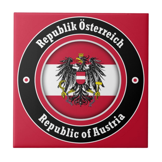 Republic of Austria Ceramic Tile (Front)