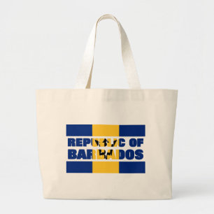 REPUBLIC OF BARBADOS LARGE TOTE BAG