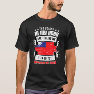 Republic Of China In My Head T-Shirt