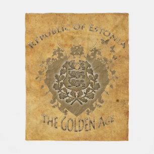 Republic Of Estonia Fleece Blanket! Blanket