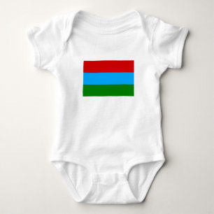 Republic of Karelia Flag Baby Bodysuit