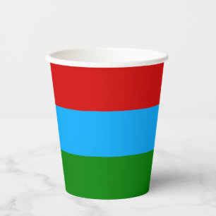 Republic of Karelia Flag Paper Cups