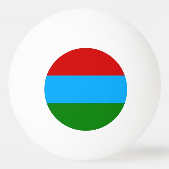 Republic of Karelia Flag Ping Pong Ball (Front)