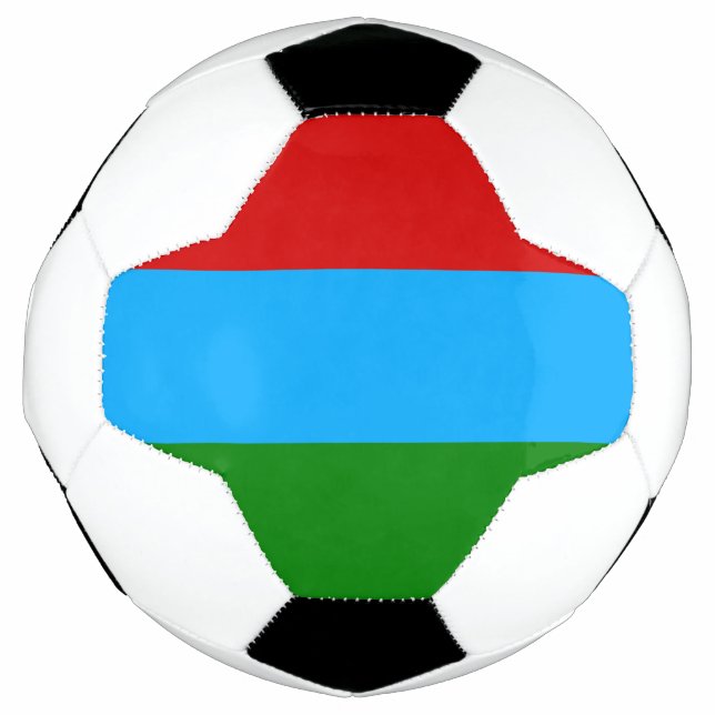 Republic of Karelia Flag Soccer Ball (Front)