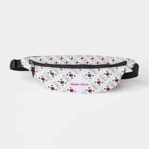 Republic of Korea Flag Heritage Bum Bags